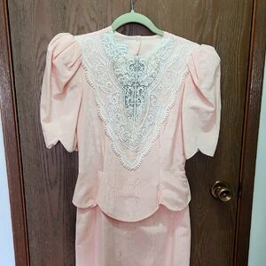 Elegant Peach Dress